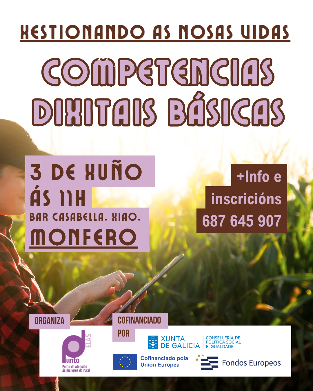 Xornada en Monfero: Competencias Dixitais Básicas